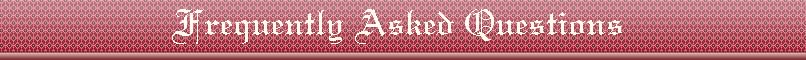 Frequently Asked Questions