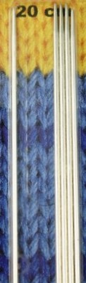 Inox 8" Double Point Lace Needle #00 (1.75mm)